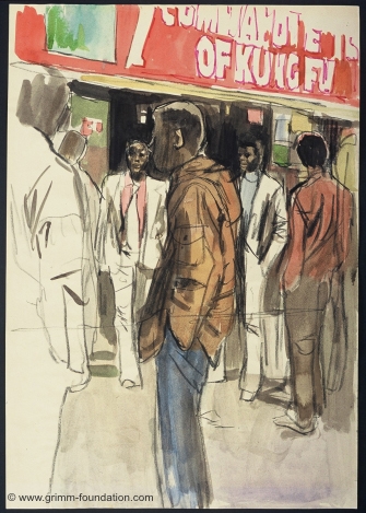 Gerd Grimm, M�nner vor Kino 